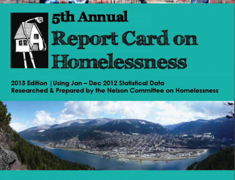 5th Annual Report Card on Homelessness in Nelson